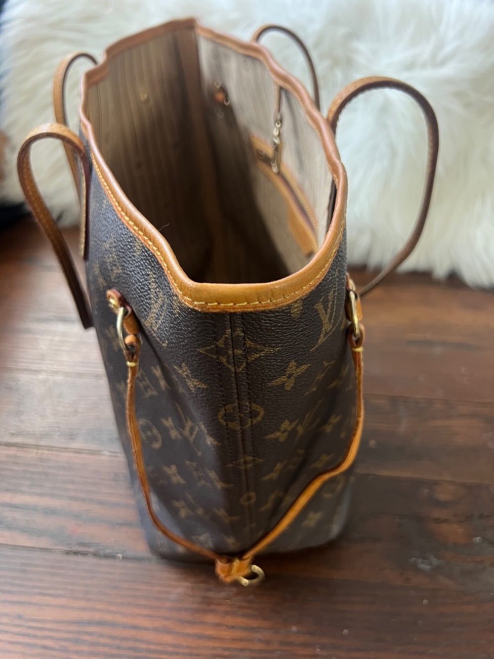 Louis Vuitton Monogram neverfull mm made in Spain - Picture 6 of 13